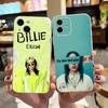 Чехол для телефона Billie Eilish (B-Billie Eilish) для iPhone 17, 16, 15, 14, 13, 12, 11 Plus, Pro Max, Мягкий прозрачный чехол