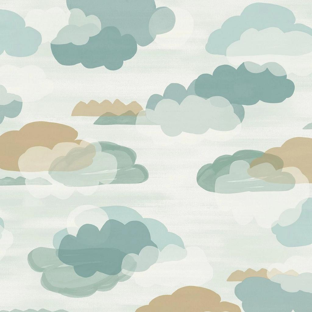 Grandeco Figari Clouds Textured Wallpaper