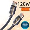 Jingyao 120W Dual Type-C Fast Charging Cable for Apple 15 and Huawei Honor 6A Flash Charging