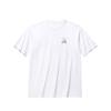 Simple Versatile Letter Print Round Neck Loose Comfortable Short Sleeve T-Shirt Men Tops Snow-White 152538111-1