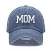 Бейсболка с вышивкой DAD MOM Мужская и женская Ретро Винтажная Модная Кепка для пары Хип-хоп Кепка