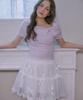 Lulu Shoe Ribbon Cancan Lace Skirt - White
