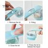 Soap With Bath Pet Brush Shampoo Container Soft Brush Head Dead Skin Loose Fur Removal Dog Cat Bathing Massage Grooming Brush