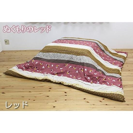 Пододеяльник Ikehiko Kotatsu Square Koyomi 215 x 215 м зеленый с японским узором на молнии с изображением кролика. #5097269
