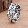 Vintage Infinity Intertwined Cross Knot Finger Ring Women Band Party Jewelry Accessories Gifts