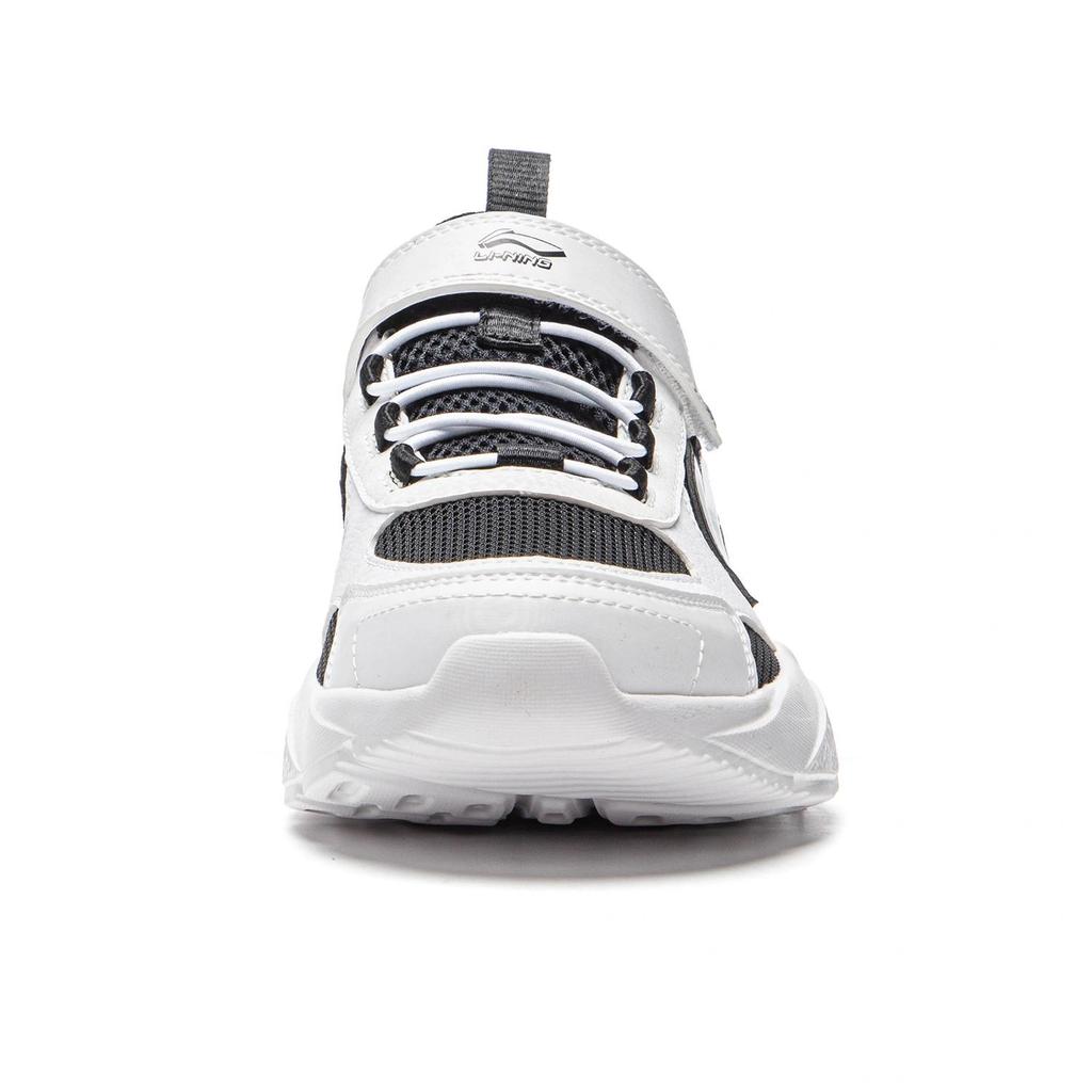 Li Ning Kids Comfortable Fashionable Versatile Durable Low-Top Casual Shoes Kids Sneaker Black Standard-White YKCU236-1