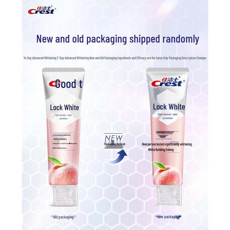 Crest Lock White Dual Essence Отбеливающая зубная паста