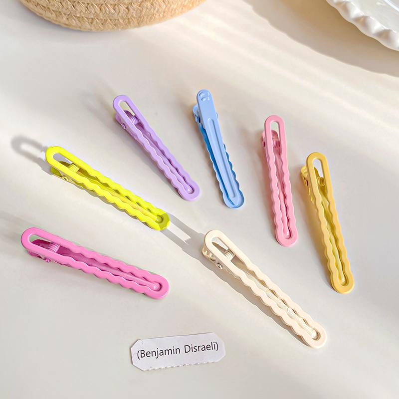 Тонкие волнистые заколки-уточки для волос, красочные заколки-невидимки, боковые заколки для волос для девочек, женщин, детей, аксессуары для волос, украшение, подарок