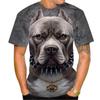 Summer Men's T-shirt Fierce Bulldog 3D Printed Cool Design Personalized Harajuku Style Boxing T-shirt Fashion Streetwear