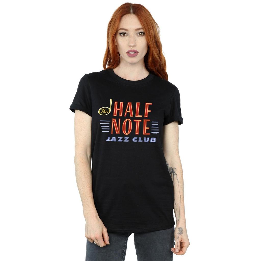Disney Womens/Ladies Soul The Half Note Jazz Club Cotton Boyfriend T-Shirt
