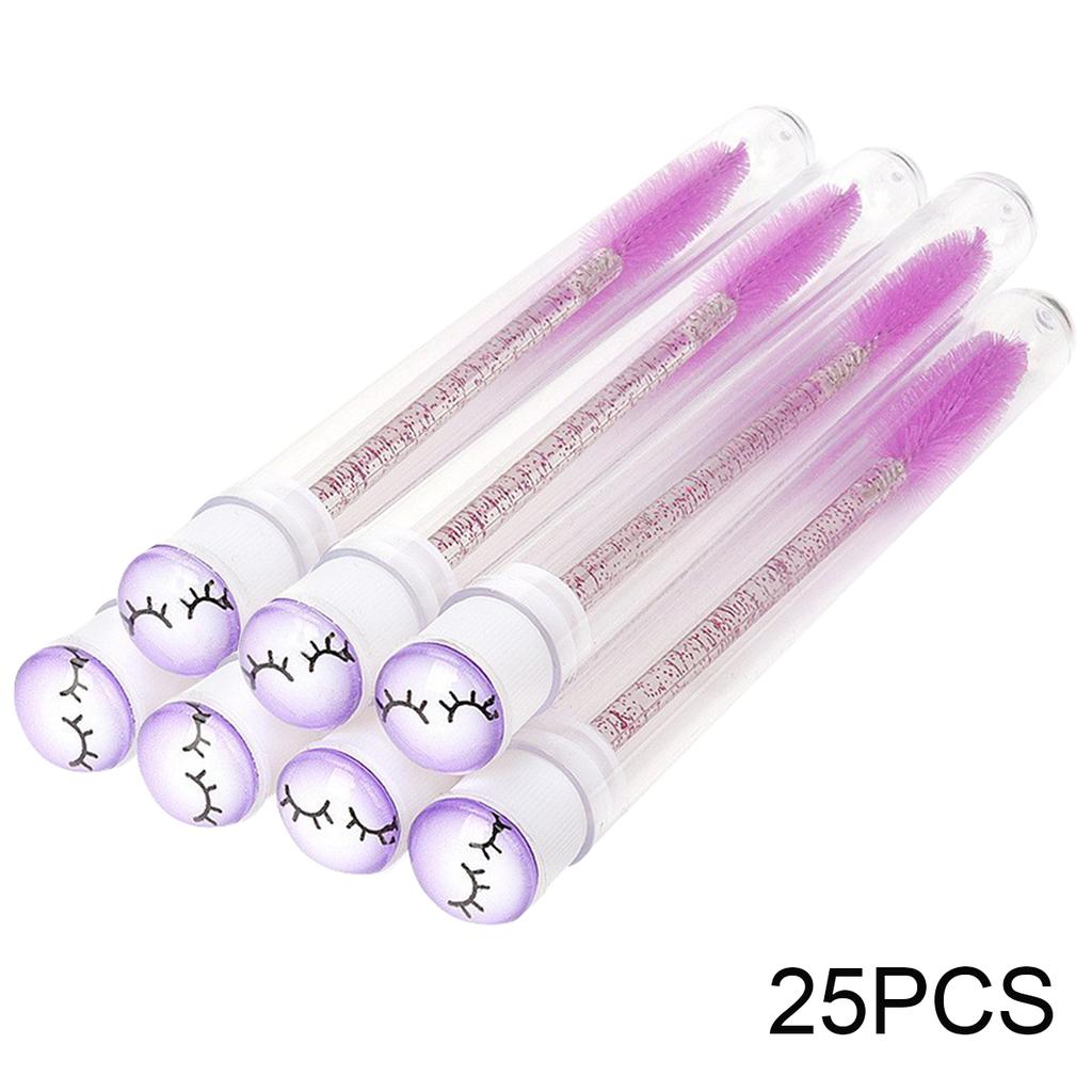 25/50 шт. Тубы для щеточек для ресниц, Кристальные палочки для туши для ресниц, Расческа для бровей, Контейнер-спули, Кисти-аппликаторы для ресниц, Инструменты для макияжа