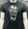 Gothic Skeletons In Coffin T-Shirt Undead Deathrock Macabre Alt Clothing Unisex