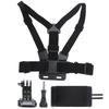 ABS Phone Clip Holder with Chest Strap Fixation Bracket for Sport Camera Mobile Phone