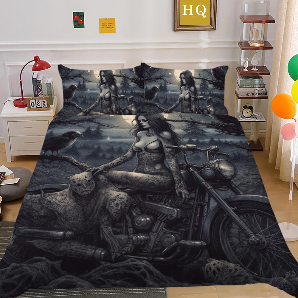 Красивое постельное белье с принтом черепа, одноразмерная полиэстеровая наволочка для девочек и мальчиков, мягкое домашнее постельное белье высокого ранга