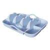 Taco Holder Silicone Taco Shells Holder Tray Reusable Bar Snacks Serving Plates For Home Kitchen Picnic Camping Barbecue Party