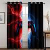 3D Print Cheap Modern Video Game Controller Gamer Thin Shading Polyester Window Curtains for Bedroom Living Room Home Decor Hook