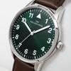 The Clock House Reasonable Series Watch Quartz Battery Operated Business Casual Green Dial Brown Leather Strap MBC5004-GR1B Men's