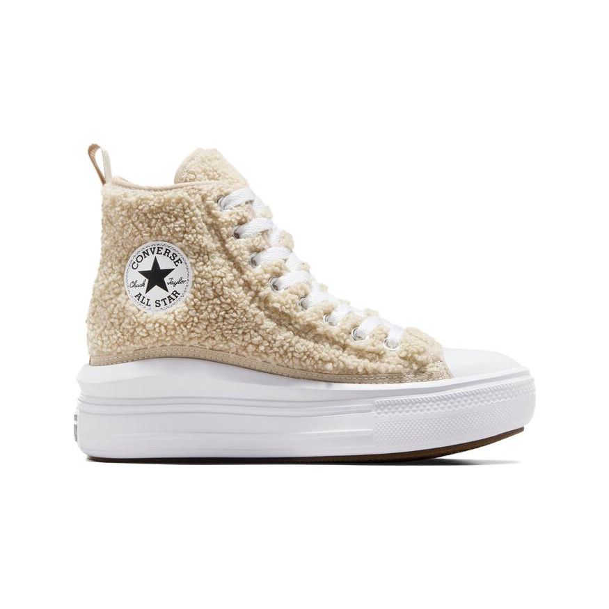 Converse Chuck Taylor All Star Move Платформа Высокие Sherpa 'Бежевый' A06794C