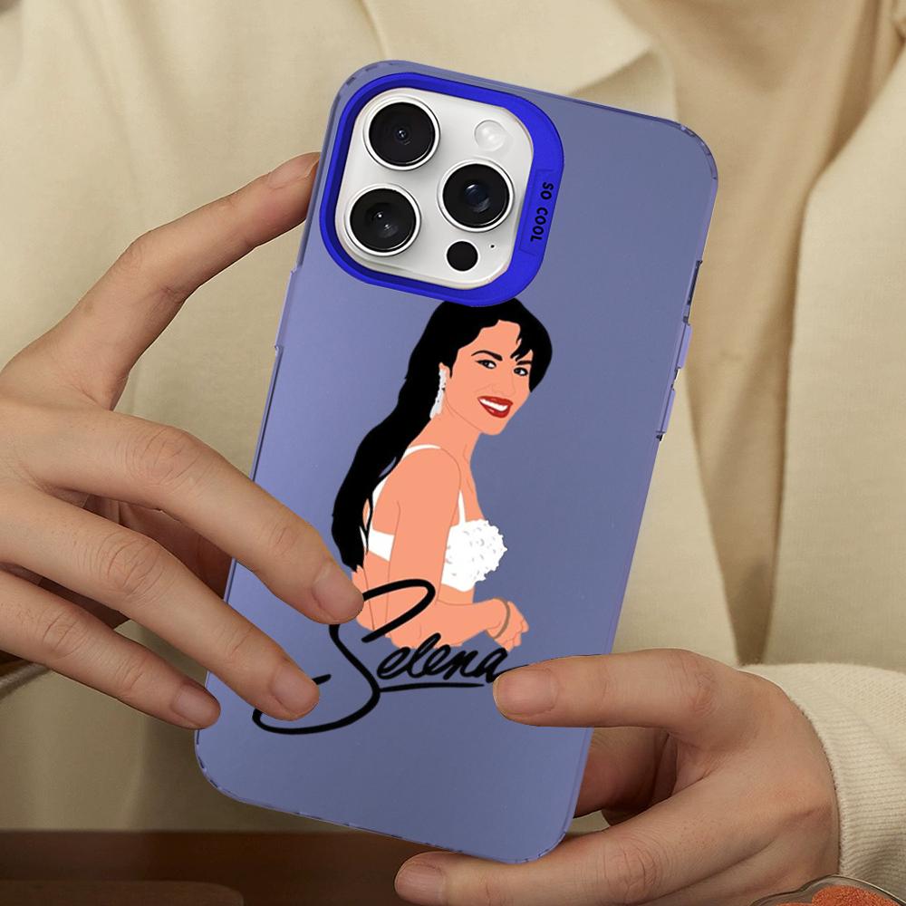 Selena Quintanilla Top Latin Artist 90s Phone Case For IPhone 16 15 14 13 12 11 Pro Max XR XSMAX Matte Shockproof Back Cover