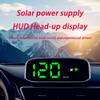 1 шт. Автомобильный спидометр Солнечный Head Up Display GPS Цифровой Интеллектуальный Светочувствительный HUD Дисплей скорости Цифровая Авто Электроника