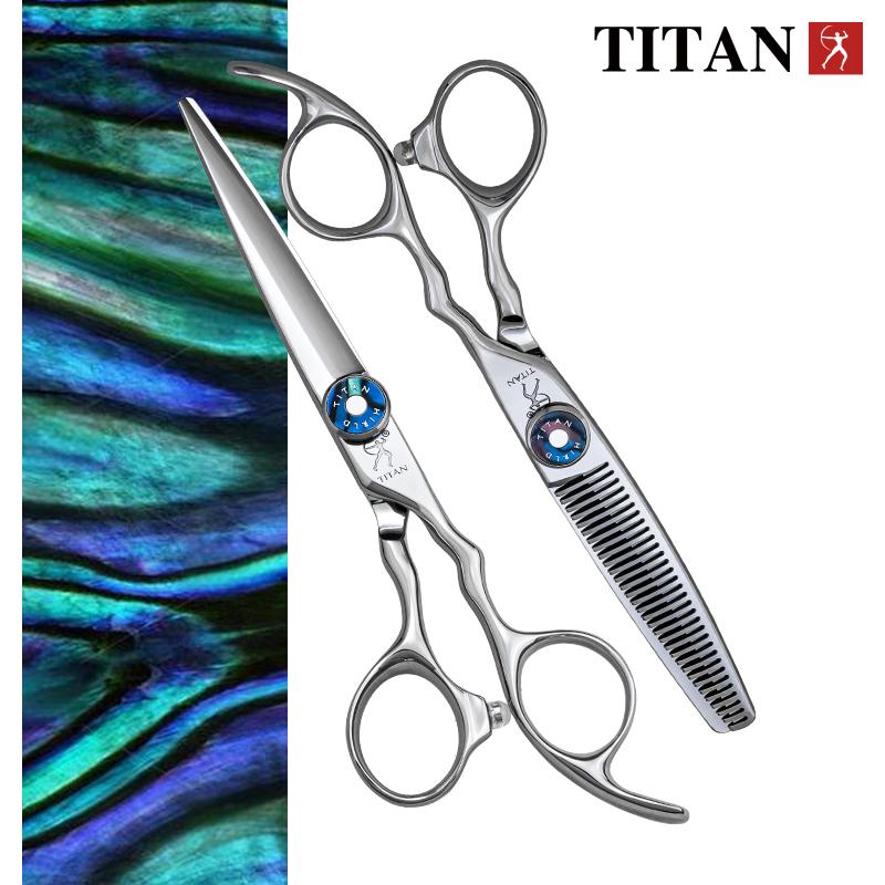 TITAN Professional Barber Scissors Hairdressing Cutting Thinning Shear Salon Hair Tool High-End Cut Scissors 6 Inch