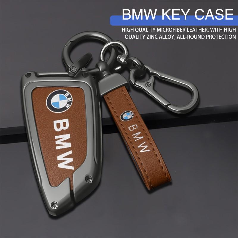 BBIJ5 Car Key Case Cover Bag For Bmw F20 G20 G30 X1 X3 X4 X5 G05 X6 X7 G11 F15 F16 G01 G02 F48 Accessories Holder Shell Keychainsories