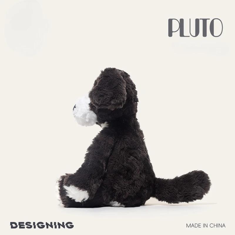 Ultra Soft Plush Puppy Adorable Sitting Border Collie Fox Stuffed Animal Cuddly Companion Gift for Kids Birthday Christmas