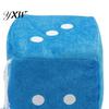 Printing Dots Dice Pendant Fuzzy Three Dimensional with Suction Cup Cartoon Hanging Decoration Various Sizes Plush Dot Toy for Home