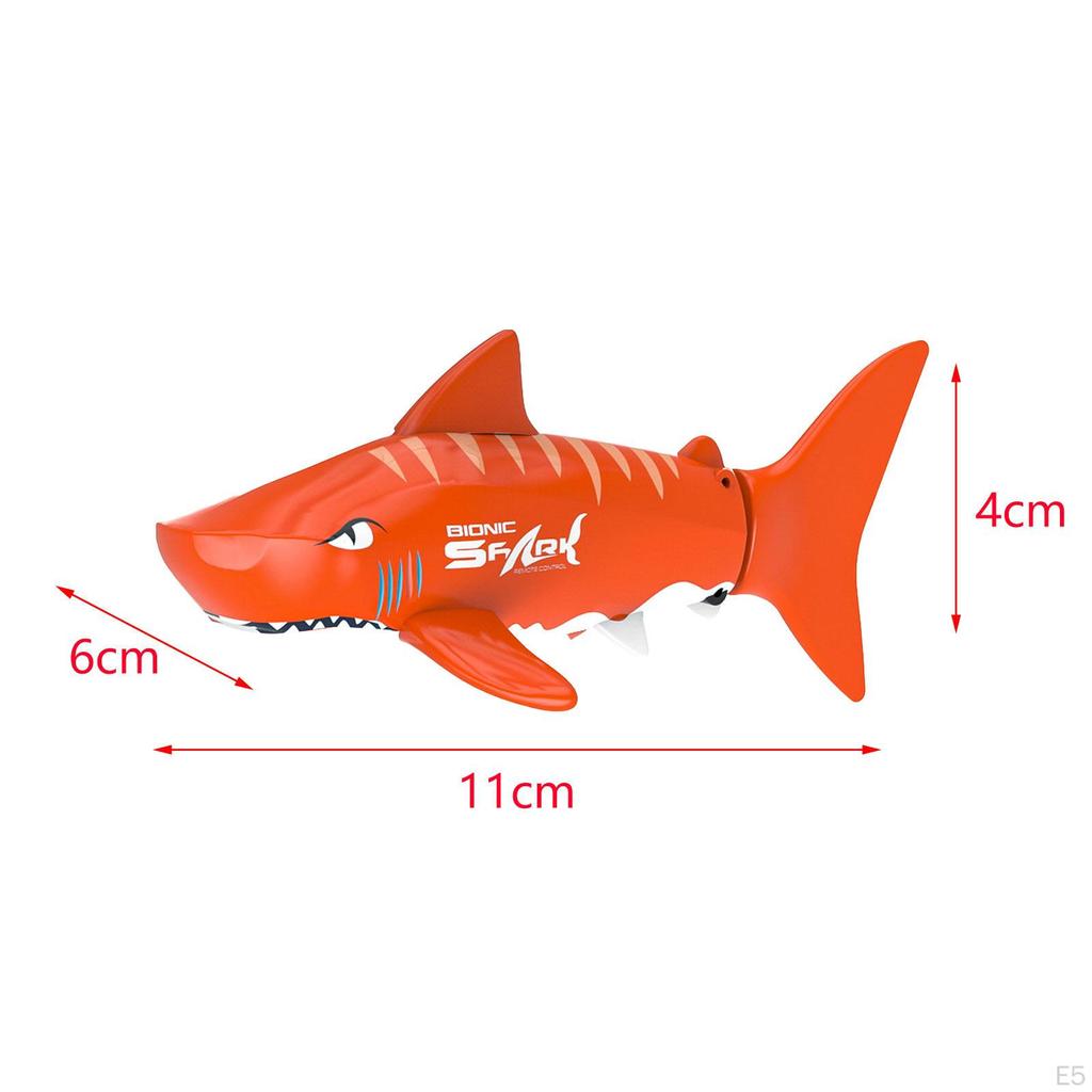 Electric RC Shark Toy, Boat Water High Simulation Mini Remote Control for