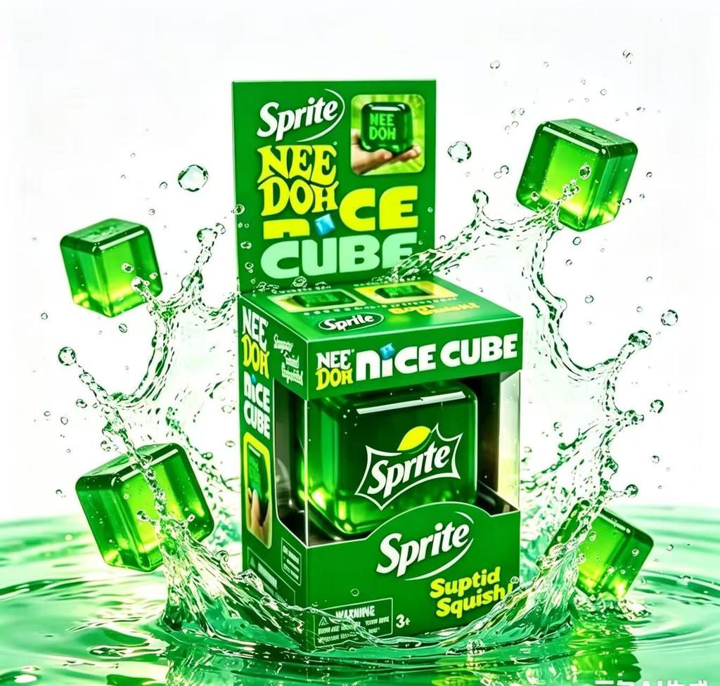 @&Новый Needoh Nice Cube Сенсорный Сниматель Стресса Игрушка-фиджет Для Тревоги и Концентрации Настольный Сенсорный Куб Для Взрослых и Детей Schylling