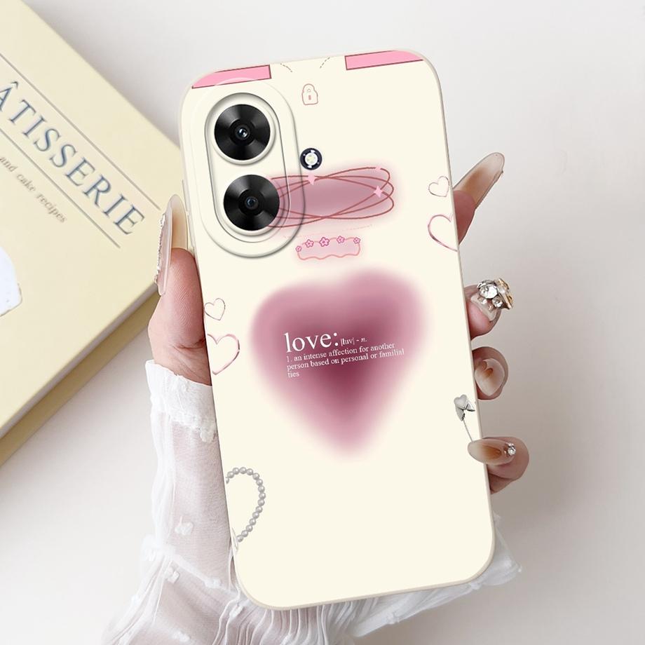 Мягкий силиконовый чехол для телефона Realme Note 60 60x / Realme C61 India Narzo N61 Funda Мультяшные животные Цветок Модный печатный чехол
