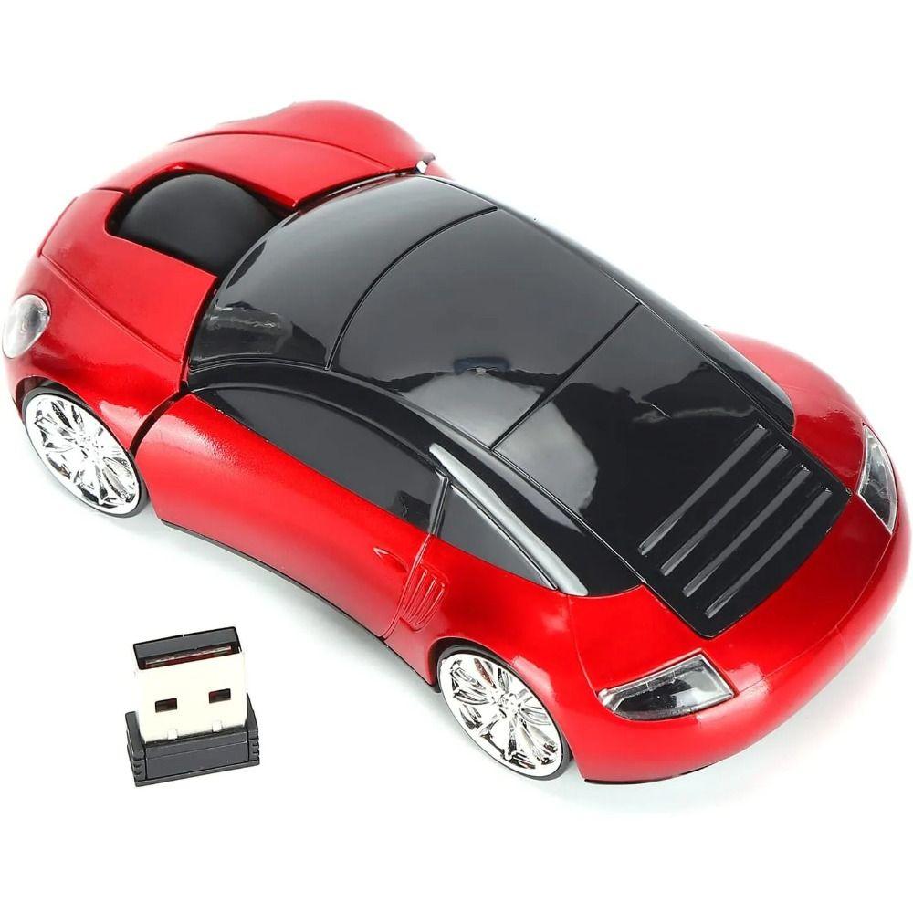 USB Прокрутка Спортивный автомобиль Беспроводная мышь Мультяшная беспроводная мышь для ноутбука/ПК Пад Компьютер ПК Ноутбук