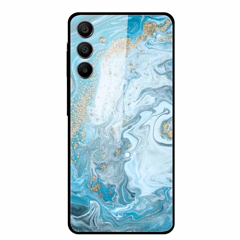 Закаленное Стекло Чехол для Samsung Galaxy A16 5G Задняя Крышка Жесткий Чехол для SamsungA16 Чехол для Телефона Fundas Крутой Защитный Милый Бампер