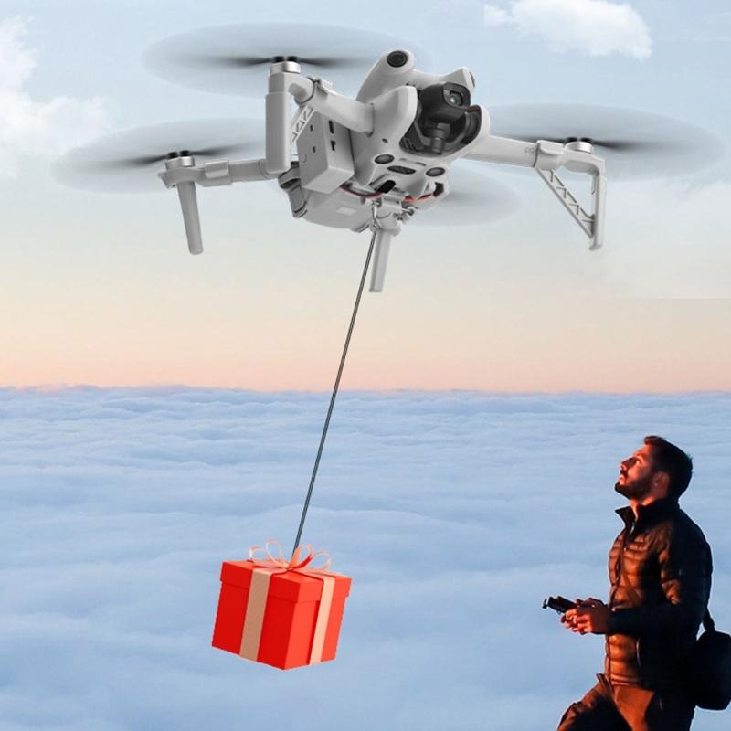 Drones Delivery Thrower Systems Kits with Enhances Landing Gears for Outdoor Event for 4Pro
