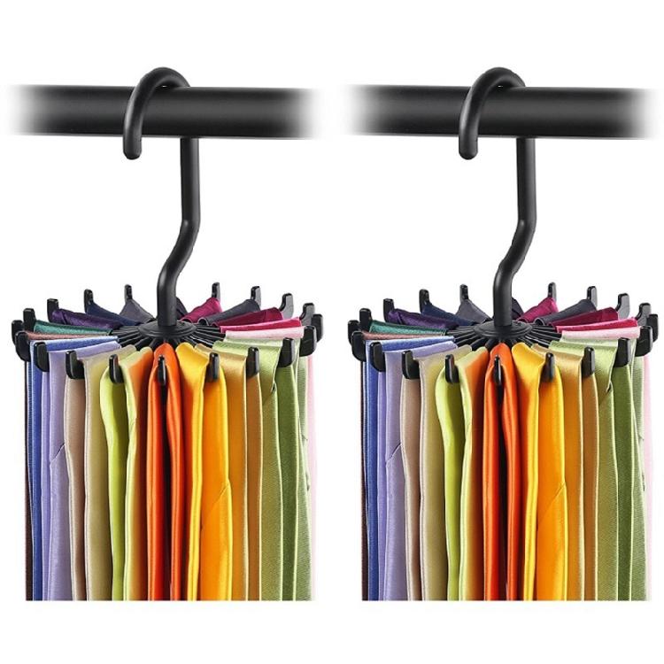 Belt Hanger Scarf Tie Rack 360 Degree Rotating Hangers for Hanging Scarf Towels