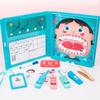 Children Dentist Nurse CosPlay Set Wooden Kids Pretend Play Simulation Tooth Cleaning Toys Baby Medical Knowledge Cognition