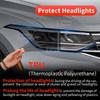 For Mazda CX90 2024 CX-90 2 Pcs Car Headlight Protective Film Transparent Smoked Black TPU Sticker