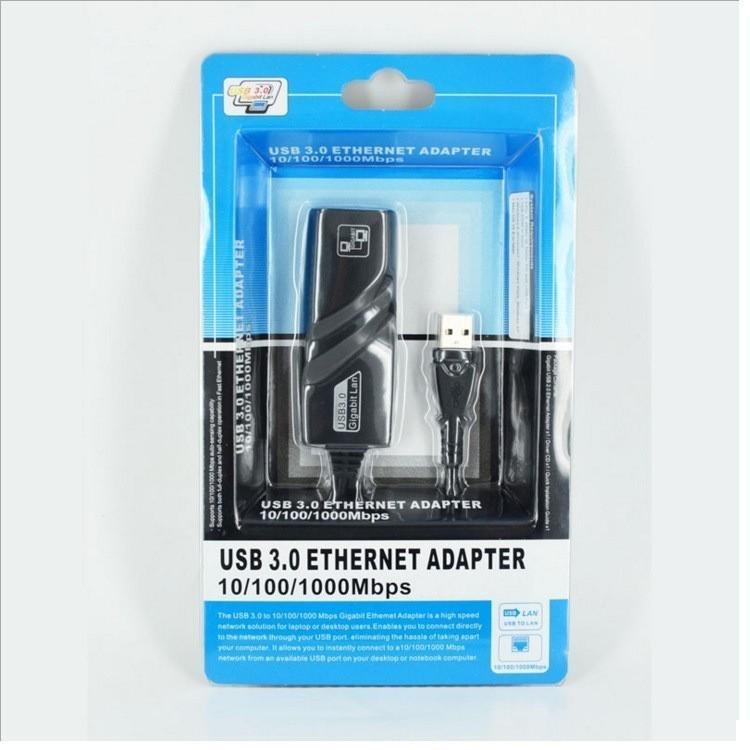Адаптер USB-C к RJ45 Gigabit Ethernet со светодиодным индикатором