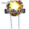 Vibrant Happy Birthday Balloons Beyblade Burst Theme Party Set For Boys Celebrations