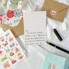 20pcs Combination Set Birthday Greeting Card DIY Message Cards  For Kids Friends Family