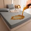 2024 Super Waterproof Bed Fitted Sheet Bed Sheet with Elastic Band Anti-slip Mattress Cover Mattress Protector for Single Double