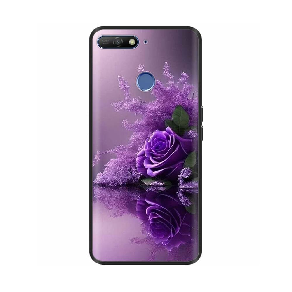 Cute Candy Painted Cover For Huawei Honor 7A Pro Case Soft Silicone Back Cover For Honor 7C Cases Honor7A Pro 5.7" Cases Bumper