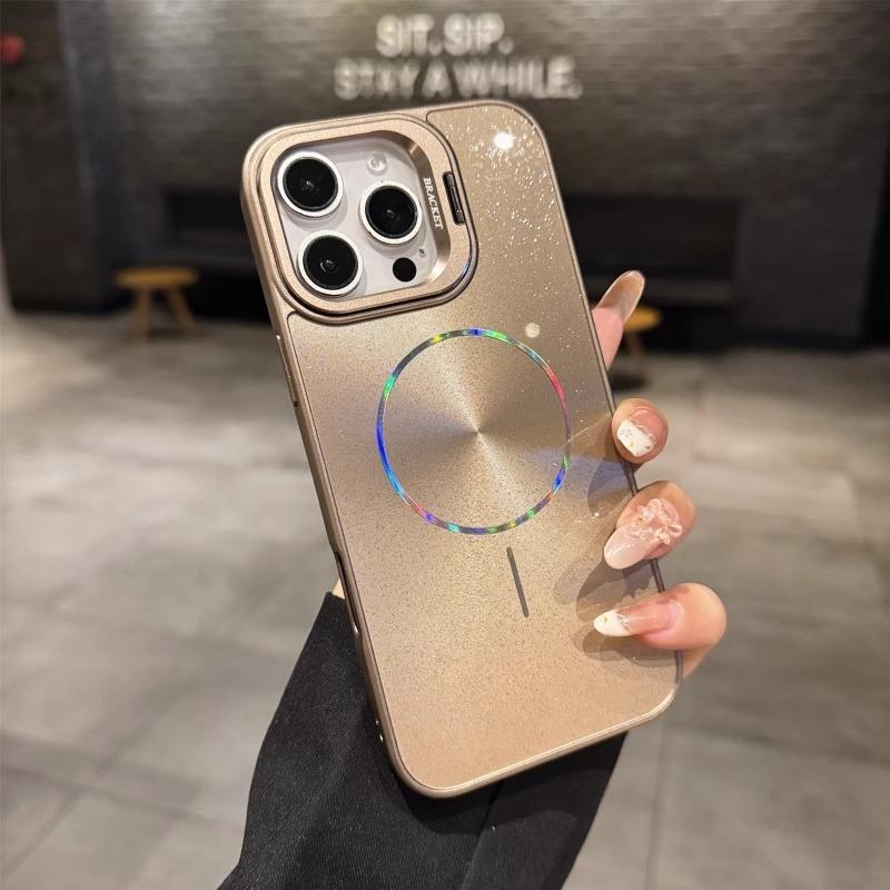 Применимо к чехлу для мобильного телефона Apple iPhone11promax 11 держатель для объектива Аврора блестки магнитное всасывание всесторонний противоударный чехол