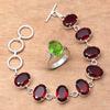 Mozambique Garnet Gemstone Women's Unisex Jewelry Bracelets & Rings 7-8''