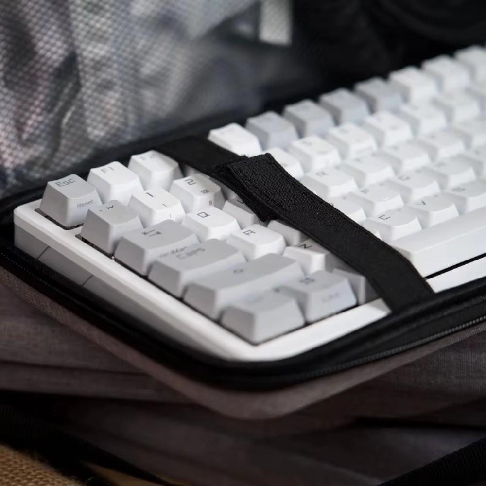 Waterproof Keyboard Protective Case Hard Shell Storage Bag Fits 61 Key 87 Key 104 Key