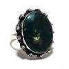 Moss Agate Gemstone Handmade 925 Sterling Silver Jewelry Ring Size 9.5 Y9Z07