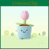 Tulip Mushroom Aloe Begonia Plant Pottery Design Plush Toy For Room Decor