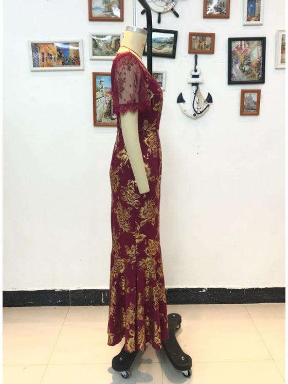 2025 Элегантное европейское и американское женское платье с горячим тиснением для весны/лета