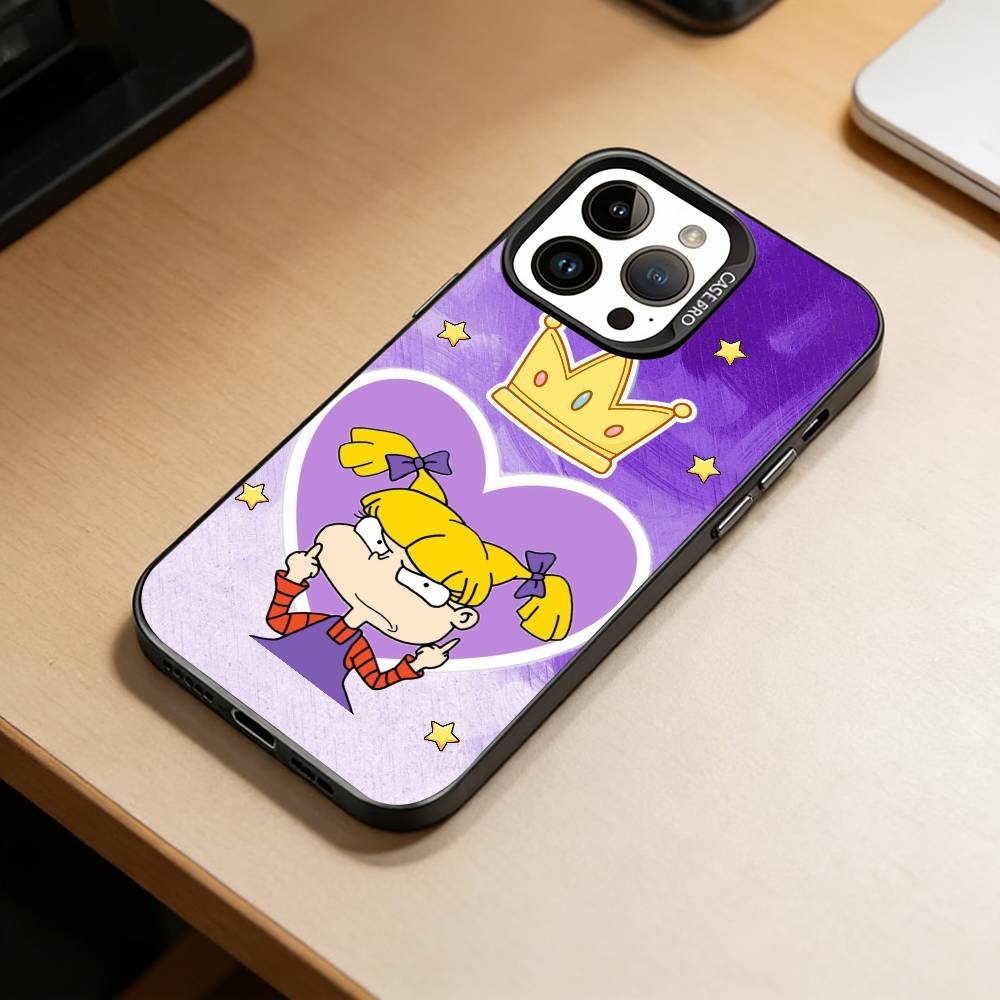 R-Rugrats-Chuckie Finster Phone Case For iPhone 17,16,15,14,13,12,11 Plus,Pro Max,XS,Colorful Silver Phone case Funda Cover
