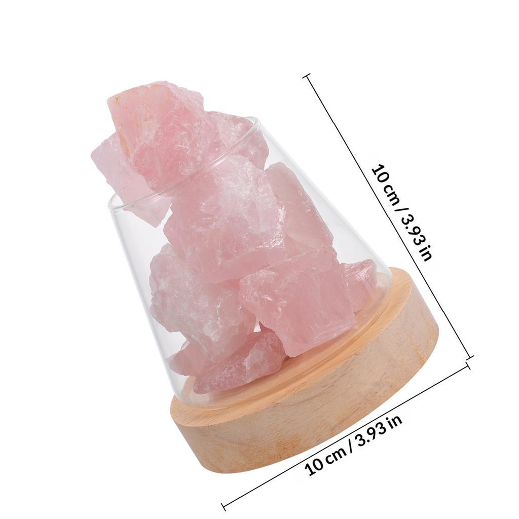 Аромалампа для дома, кристальный камень, аромаобогреватель с теплым светом для релаксации, спальни, ванной комнаты, кабинета, диффузор эфирных масел